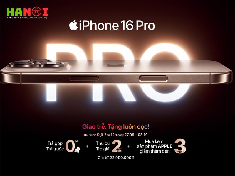 Cơ hội đặt trước iPhone 16 series đợt 2 tại Thế Giới Di Động - Ưu đãi đặc biệt chỉ dành riêng cho khách hàng thân thiết!