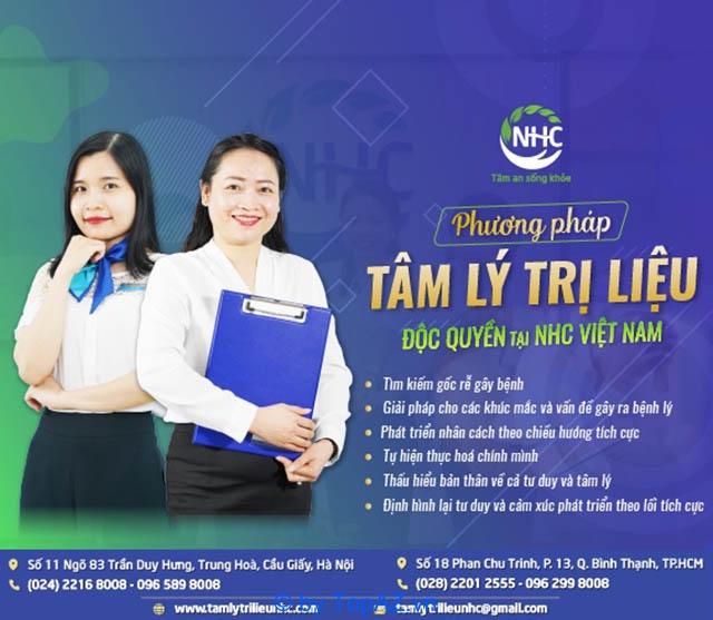 Trung Tâm Tâm Lý Trị Liệu NHC Việt Nam – Địa chỉ vàng chăm sóc sức khỏe tinh thần