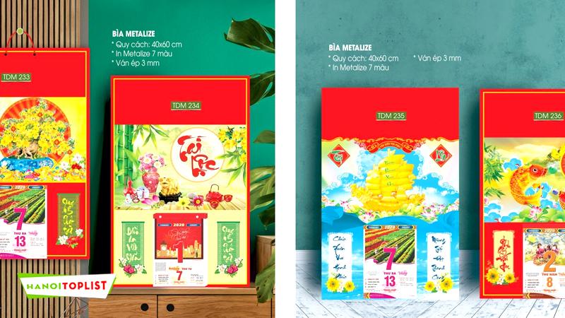 Khám phá 10+ cửa hàng bán lịch để bàn và lịch treo tường uy tín tại Hà Nội