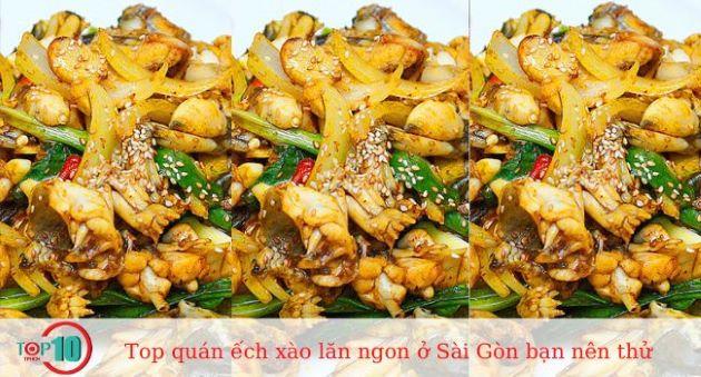 Top 10+ quán ếch xào lăn ngon nhất ở Sài Gòn mà bạn không thể bỏ lỡ