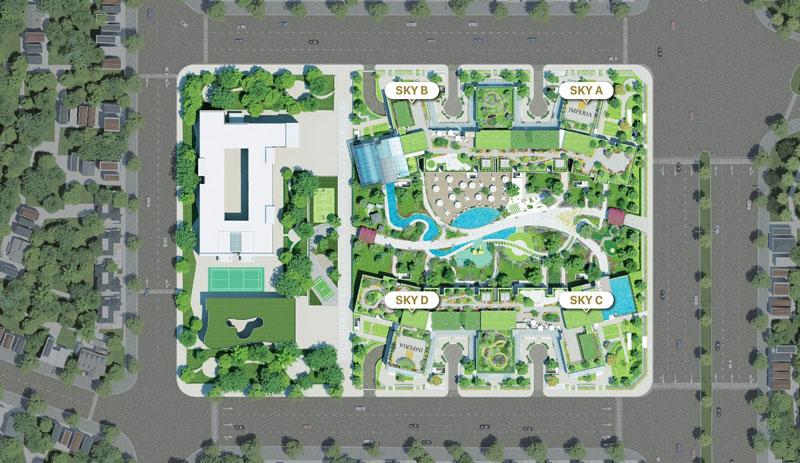 Căn hộ cho thuê tại Imperia Sky Garden Minh Khai