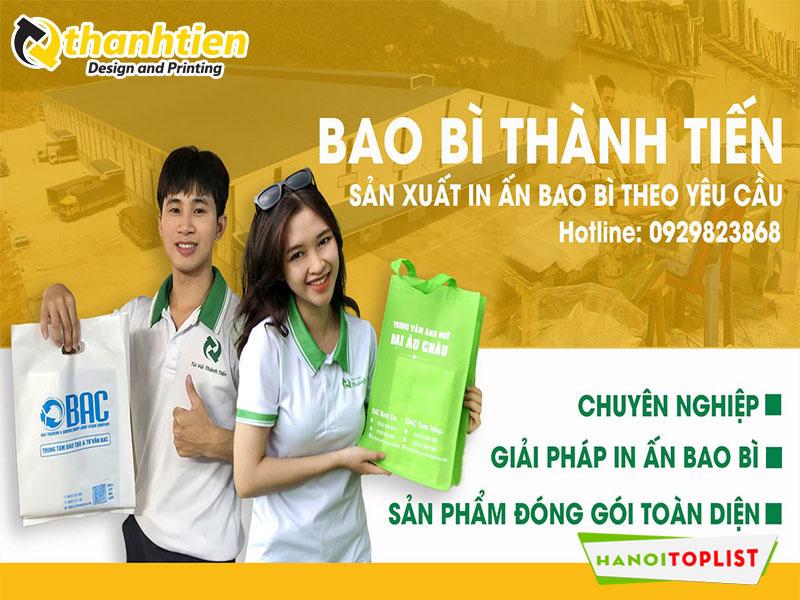 Thành Tiến - Đối tác in bao bì hàng đầu, cung cấp giải pháp đóng gói ưu việt cho mọi khách hàng