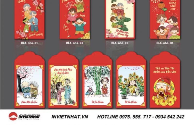 10 địa chỉ in bao lì xì Tết chất lượng, uy tín hàng đầu tại TP.HCM