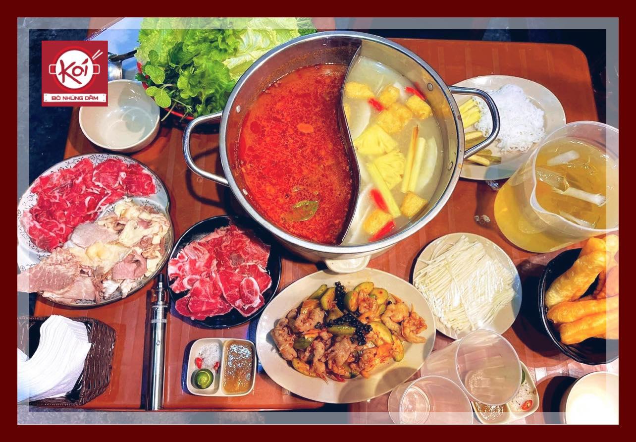 8 điểm thưởng thức lẩu bò nhúng dấm tuyệt hảo nhất Hà Nội