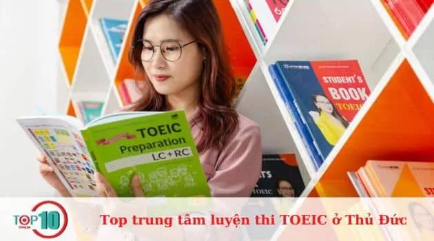 Danh sách 12 trung tâm luyện thi TOEIC hàng đầu tại Thủ Đức, nơi bạn có thể tìm thấy các khóa học chất lượng, giảng viên chuyên môn vững vàng và phương pháp giảng dạy hiện đại, giúp bạn đạt được mục tiêu TOEIC cao nhất.