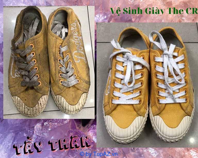 Top 7 dịch vụ vệ sinh giày chất lượng cao tại TPHCM