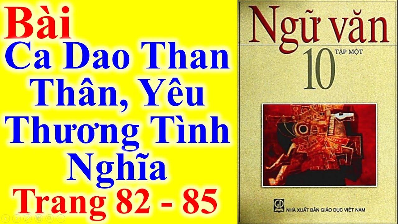 Top 6 Bài soạn về Ca dao, tình thân, yêu thương và nghĩa lý (Ngữ văn 10) xuất sắc nhất