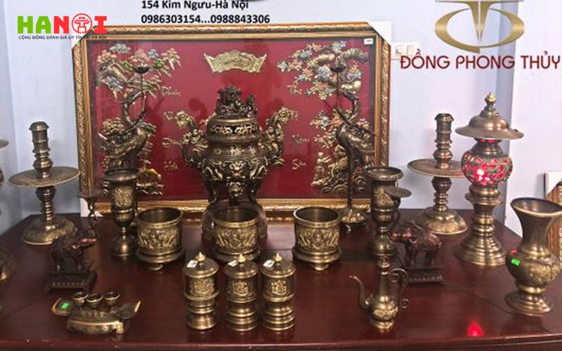 Top 11 địa chỉ cung cấp bộ đỉnh đồng Hà Nội với mẫu mã phong phú