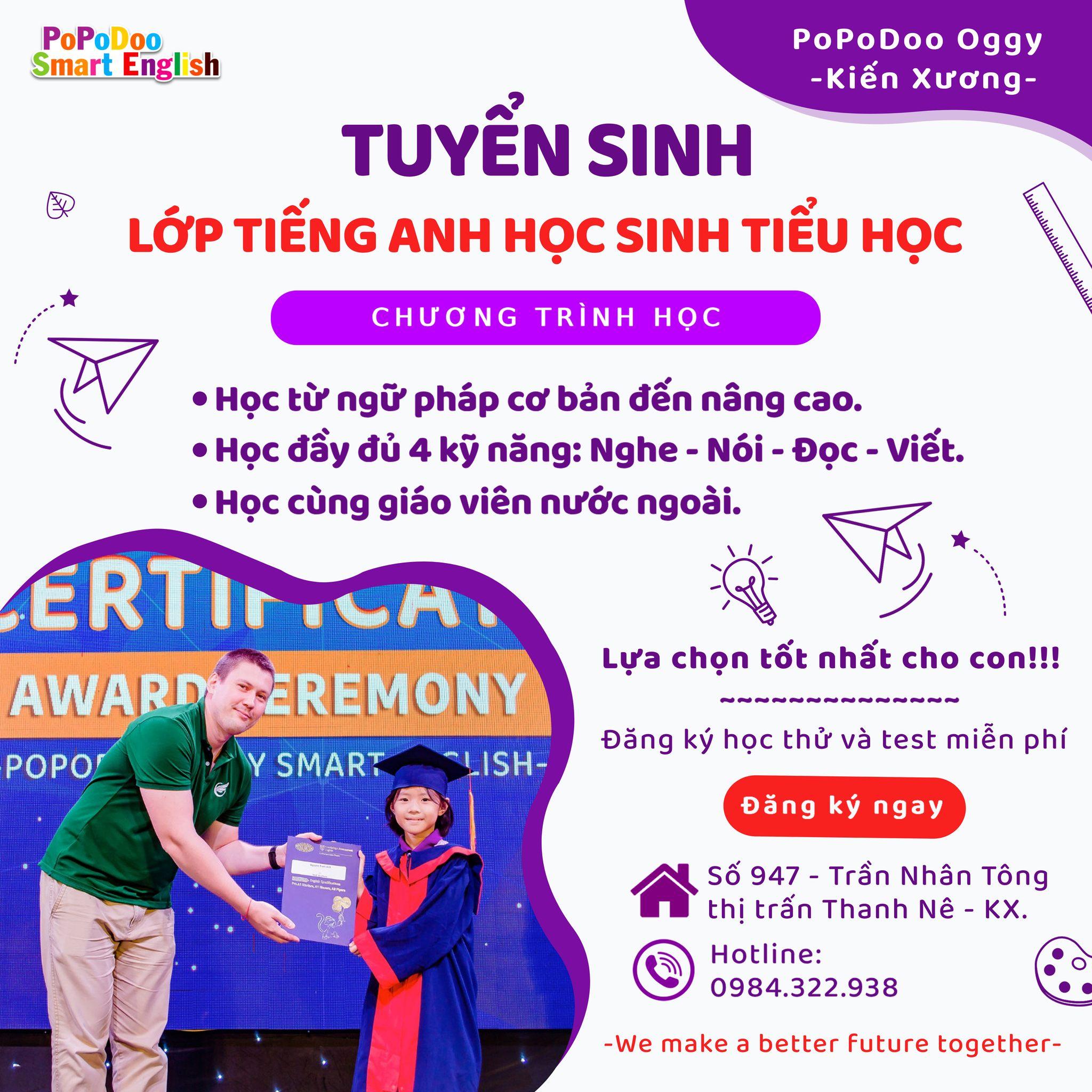 Top 3 Trung tâm Anh ngữ chất lượng nhất tại Kiến Xương, Thái Bình