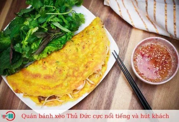 Khám phá 10 quán bánh xèo Thủ Đức nổi tiếng thu hút đông đảo thực khách