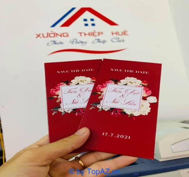 5 Địa chỉ in thiệp cưới tại Huế ấn tượng: Đẹp sang trọng - Giá tốt - Chất lượng đỉnh cao