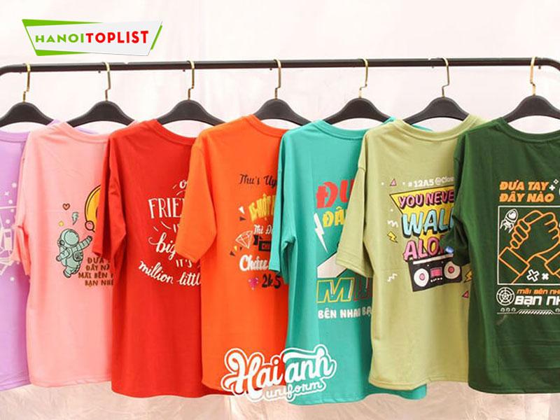 Top 10+ địa chỉ in áo lẻ chất lượng tại Hà Nội - Đa dạng mẫu mã, phong phú màu sắc