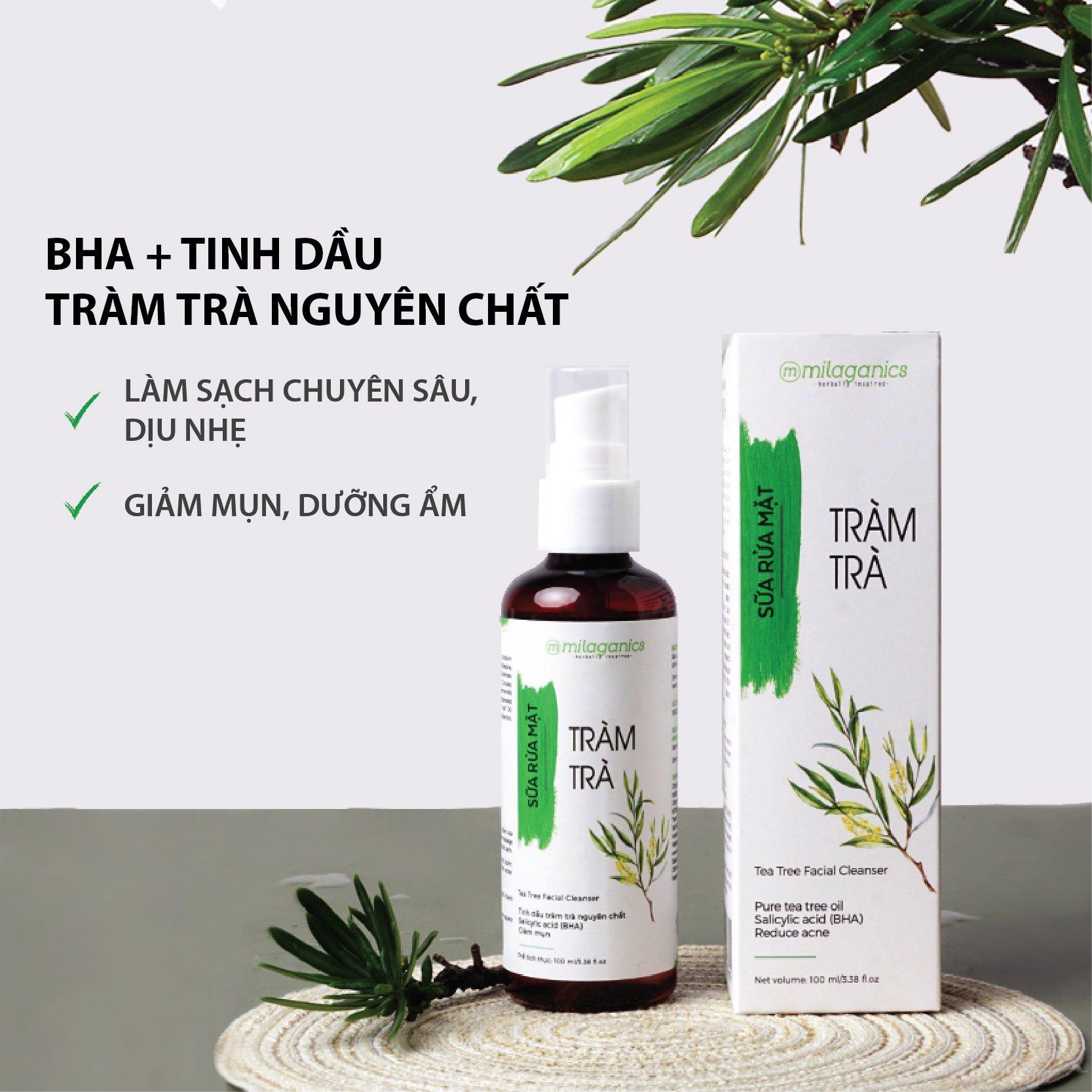 7 sản phẩm sữa rửa mặt tràm trà được ưa chuộng nhất hiện nay