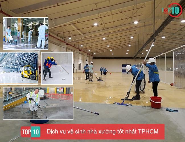 Top 10 dịch vụ vệ sinh nhà xưởng uy tín tại TP.HCM
