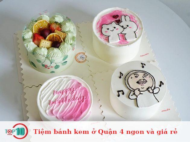 Top 10 tiệm bánh kem ngon, nổi tiếng và giá cả hợp lý tại Quận 4