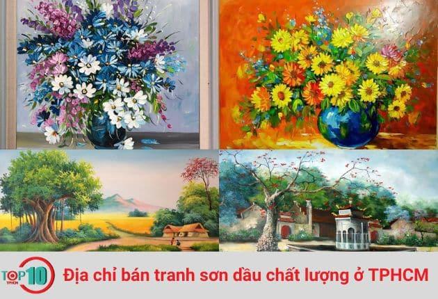 Top 7 Cửa Hàng Mua Tranh Sơn Dầu Giá Tốt Và Uy Tín Tại TPHCM