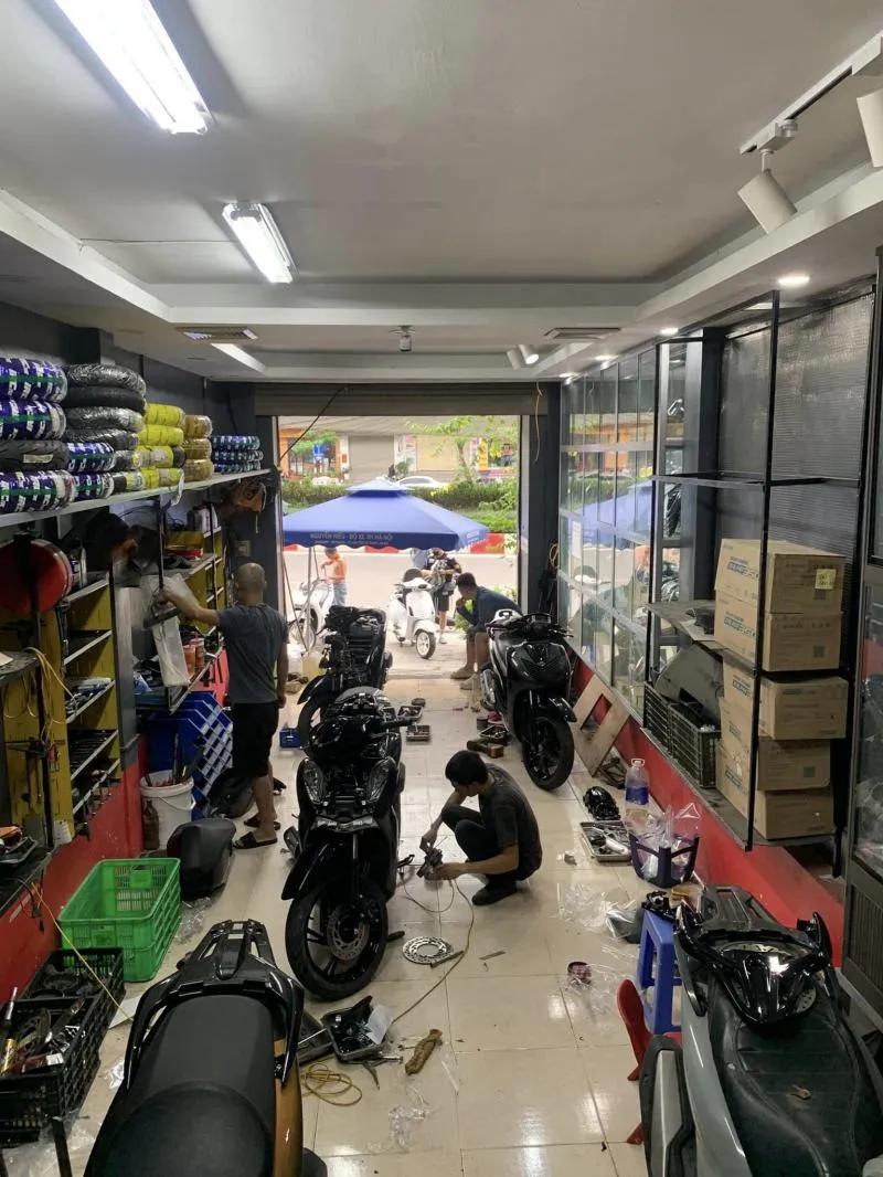 15 địa chỉ sửa xe máy uy tín nhất Hà Nội - Gara chất lượng, phục vụ tận tâm