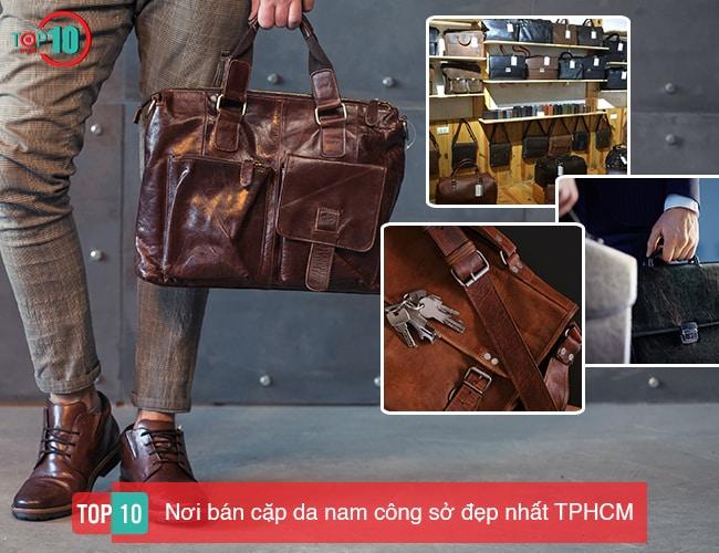 Top địa điểm mua cặp da nam công sở sang trọng bậc nhất TP.HCM