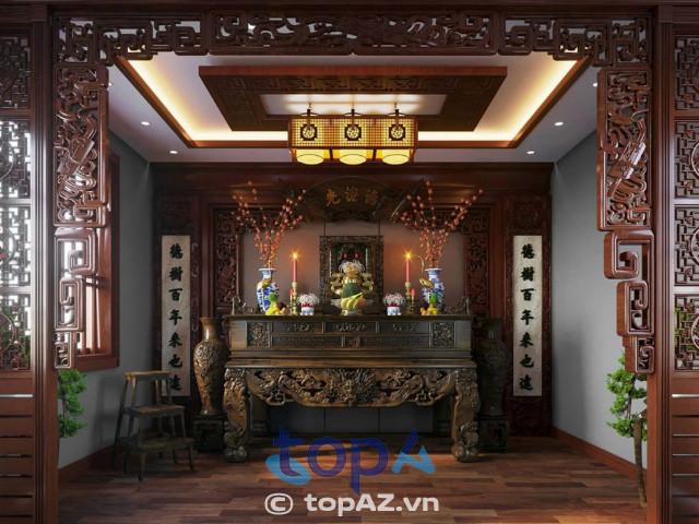 Top 5 đơn vị thiết kế & thi công phòng thờ uy tín bậc nhất tại Quảng Ngãi