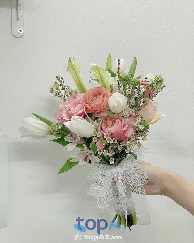 Top 5 tiệm hoa cưới Q. Tây Hồ với thiết kế độc bản, sáng tạo không đụng hàng