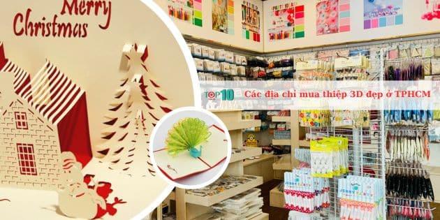 5 địa điểm vàng mua thiệp 3D tại TP.HCM: Thiết kế tinh xảo, giá thành hợp lý
