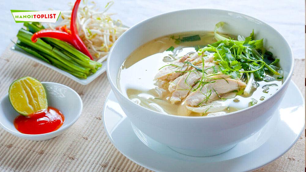 Khám phá 20 quán phở gà Hà Nội gia truyền nổi tiếng