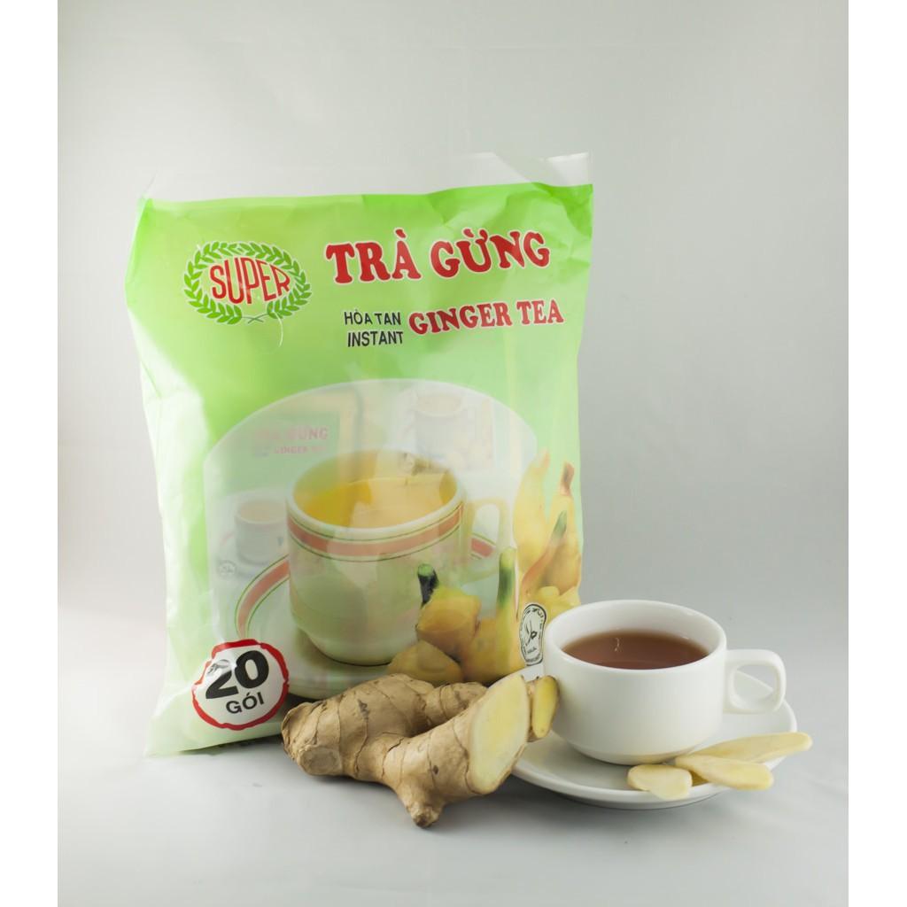 Top 8 loại trà gừng hòa tan thơm ngon, được ưa chuộng nhất hiện nay