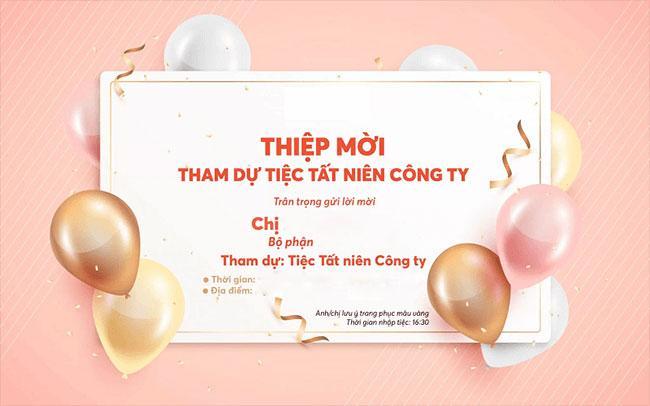 18 Mẫu Lời Mời Dự Tiệc Tất Niên Công Ty Ngắn Gọn Và Ý Nghĩa Nhất