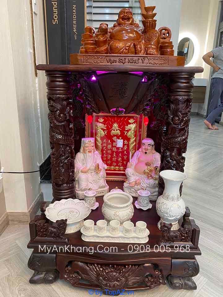 Top 5 cửa hàng bán bàn thờ Thần Tài, Ông Địa tại TPHCM: Đa dạng và tinh tế