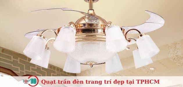 Top 10 địa chỉ uy tín bán quạt trần kết hợp đèn trang trí đẹp tại TPHCM