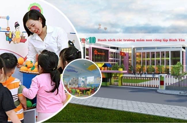[Mới nhất 2024] Danh sách đầy đủ các trường mầm non công lập tại quận Bình Tân