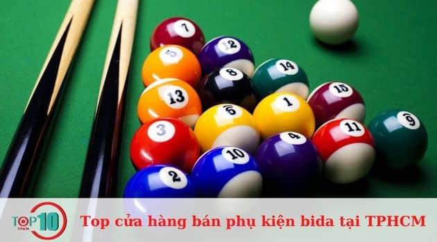 Top 12 cửa hàng cung cấp phụ kiện bida chất lượng và giá hợp lý tại TPHCM
