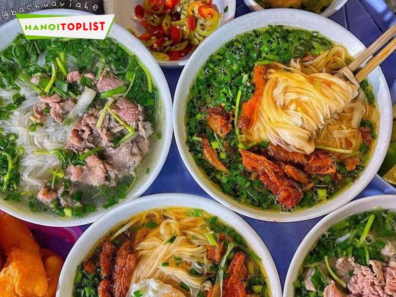 Top 10+ quán phở sốt vang ngon nổi tiếng tại Hà Nội