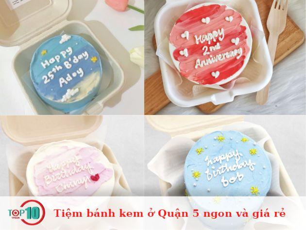 Top 10 địa chỉ bánh kem chất lượng, giá cả phải chăng nhất Quận 5, TP.HCM