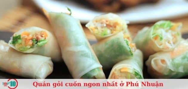6 địa điểm gỏi cuốn Phú Nhuận nức tiếng hương vị và chất lượng