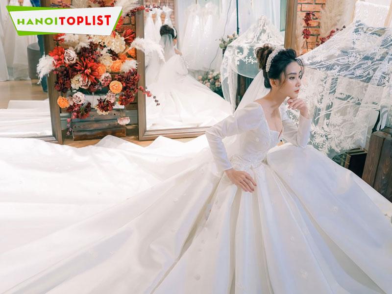 Top 10+ xưởng may váy cưới Hà Nội đẹp chuẩn phom, giá cực hời