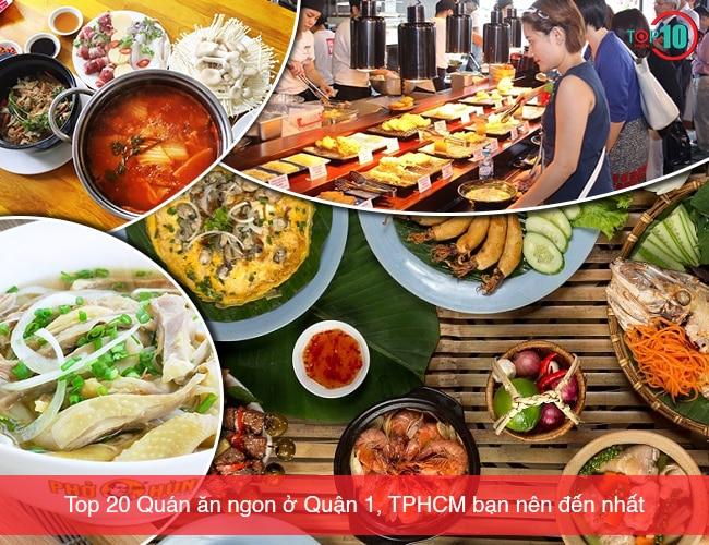 20 địa điểm ẩm thực đáng trải nghiệm nhất tại Quận 1, Sài Gòn