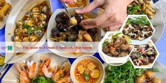 20 điểm đến ốc ngon Quận 4 - Hương vị đỉnh cao, giá cả bình dân