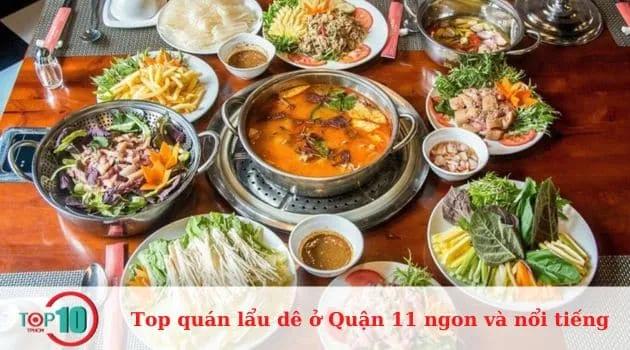 Top những quán lẩu dê nổi tiếng và ngon nhất tại Quận 11