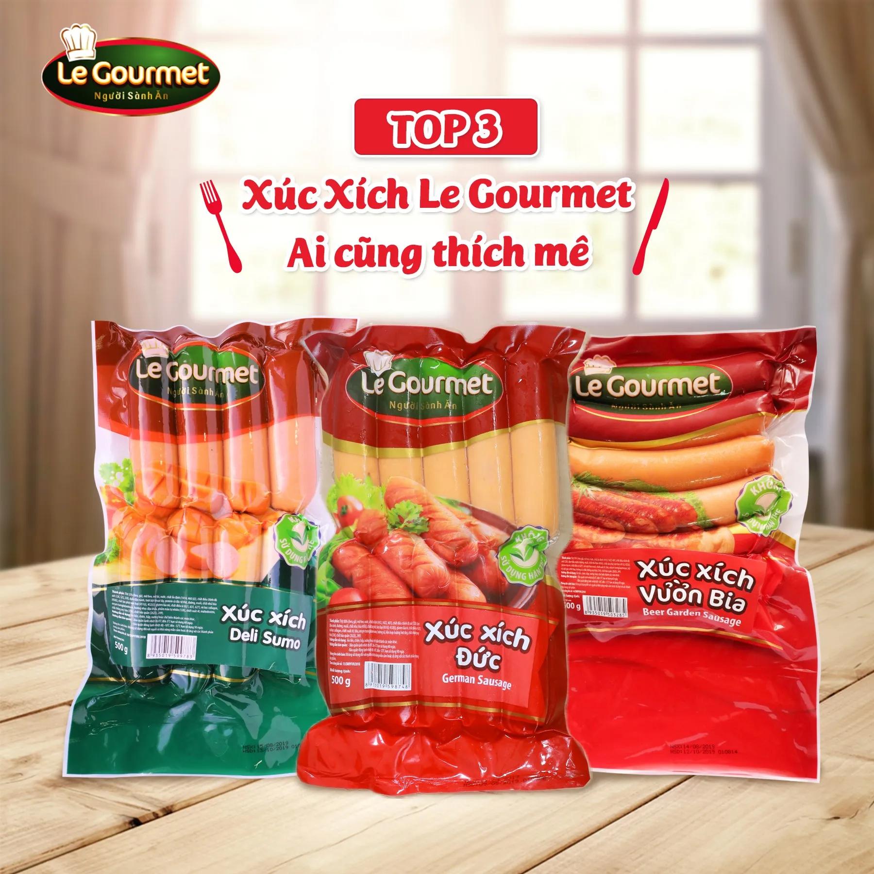 Top 9 Thương hiệu xúc xích nổi tiếng và được yêu thích tại Việt Nam
