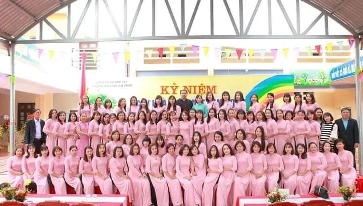 10 ngôi trường mầm non công lập hàng đầu tại Sơn Tây, Hà Nội