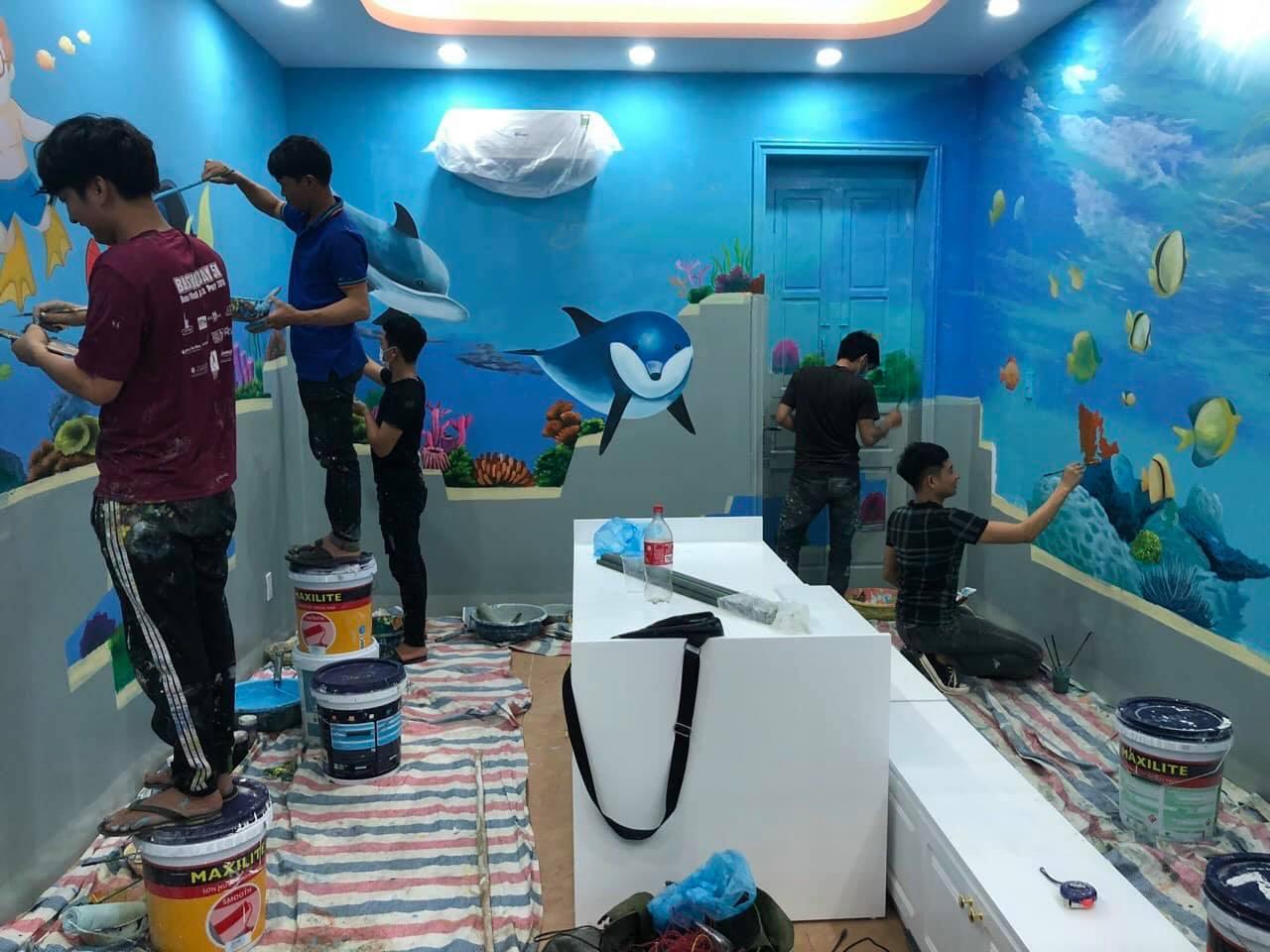 Top 10 địa chỉ vẽ tranh tường chất lượng, giá tốt nhất Hà Nội