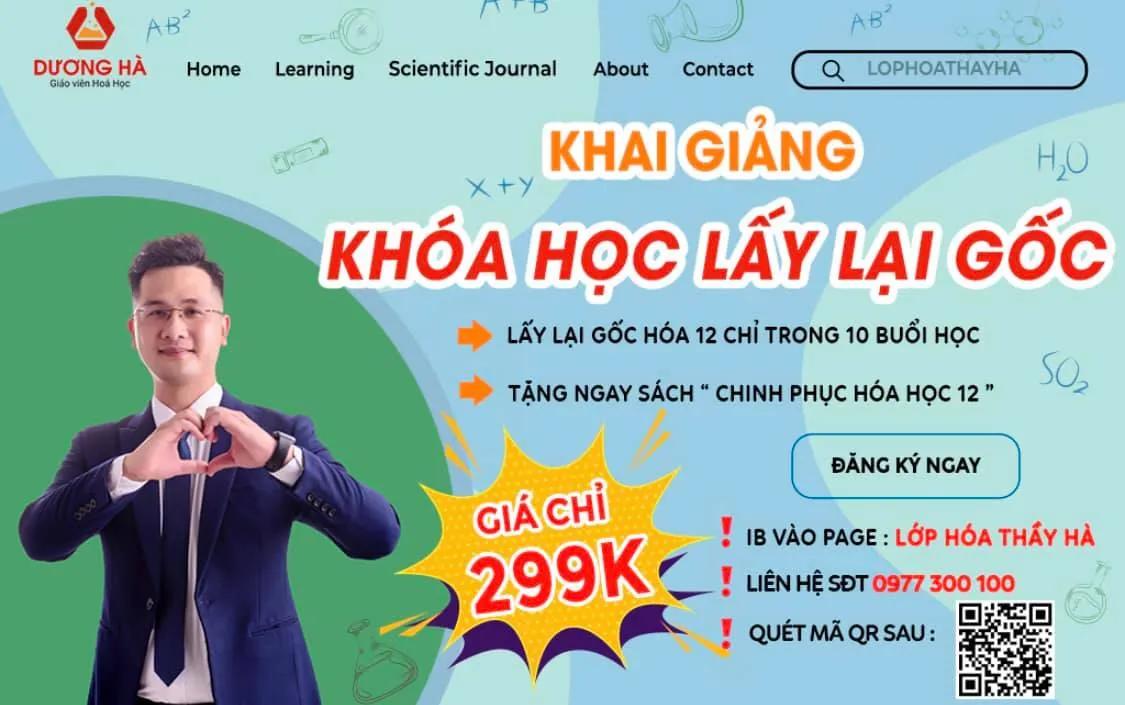 4 địa chỉ luyện thi Hóa học THPT Quốc gia chất lượng và uy tín bậc nhất tại Hà Nội