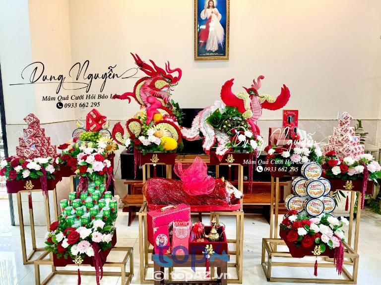 Top 5 Địa điểm đặt mâm quả cưới hỏi ấn tượng nhất TP. Bảo Lộc: Sự hòa quyện giữa nét đẹp truyền thống và phong cách hiện đại