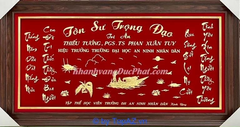 Đức Phát – Địa chỉ vàng tri ân Thầy Cô với những mẫu khánh vàng tinh xảo bậc nhất TP.HCM