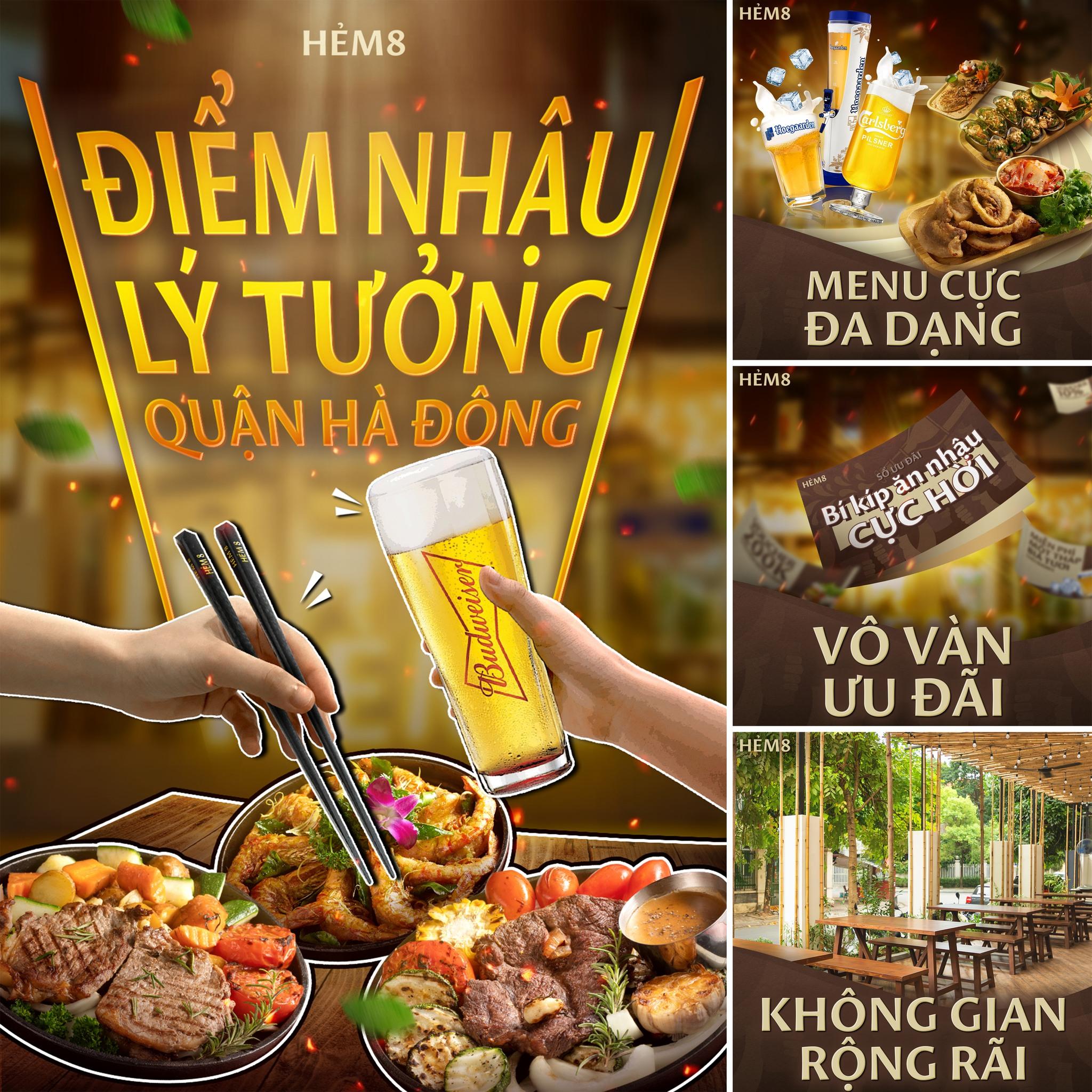 10 địa điểm nhậu ngon nức tiếng tại quận Hà Đông, Hà Nội không thể bỏ qua