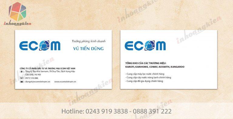 9 Địa chỉ in danh thiếp/card visit chất lượng và uy tín bậc nhất Hà Nội