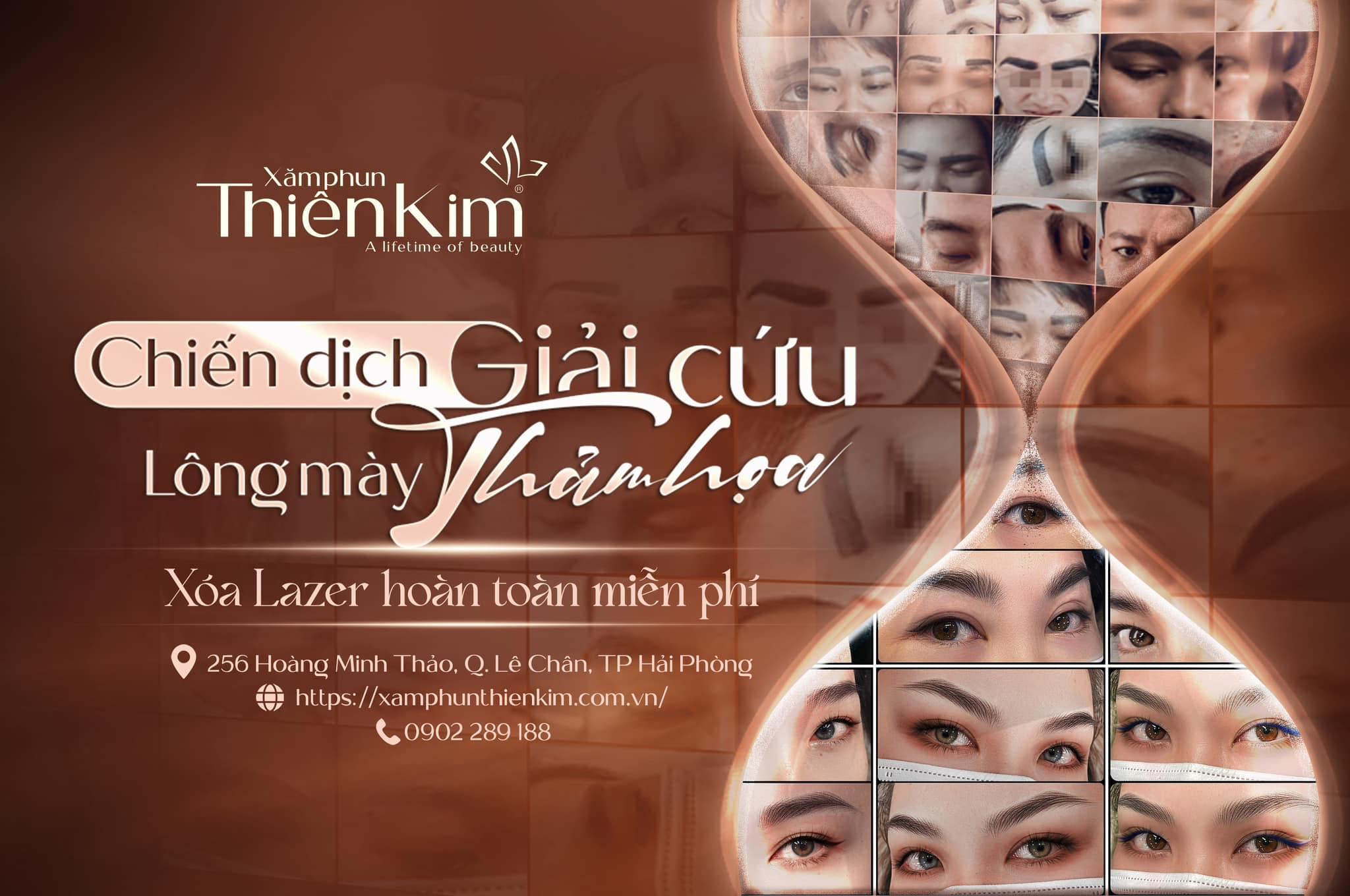 Top 6 địa chỉ xóa xăm lông mày uy tín tại Hải Phòng