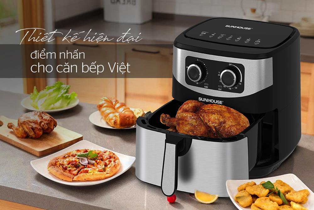 6 thương hiệu nồi chiên không dầu Việt Nam chất lượng nhất hiện nay