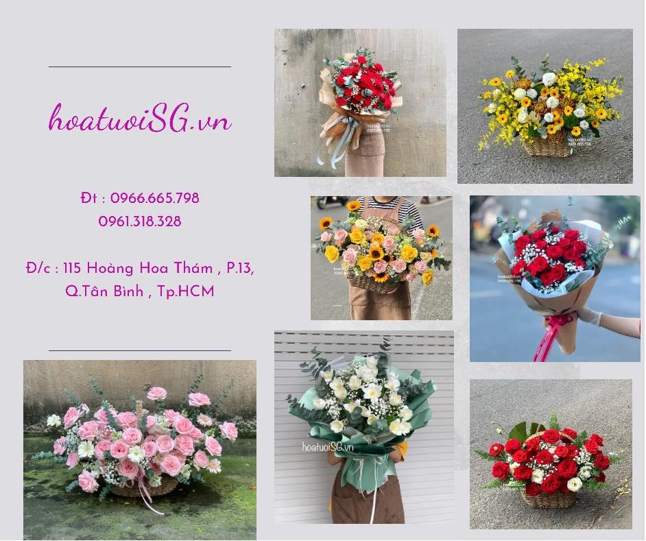 Top 8 cửa hàng hoa tươi nổi bật nhất tại quận Tân Bình, TP.HCM
